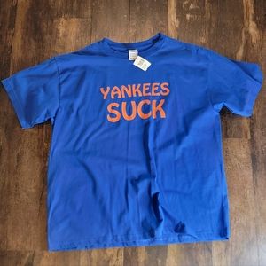 Yankees Suck T-shirt, Size XL, Baseball, MLB, Foot Locker, New With Tag